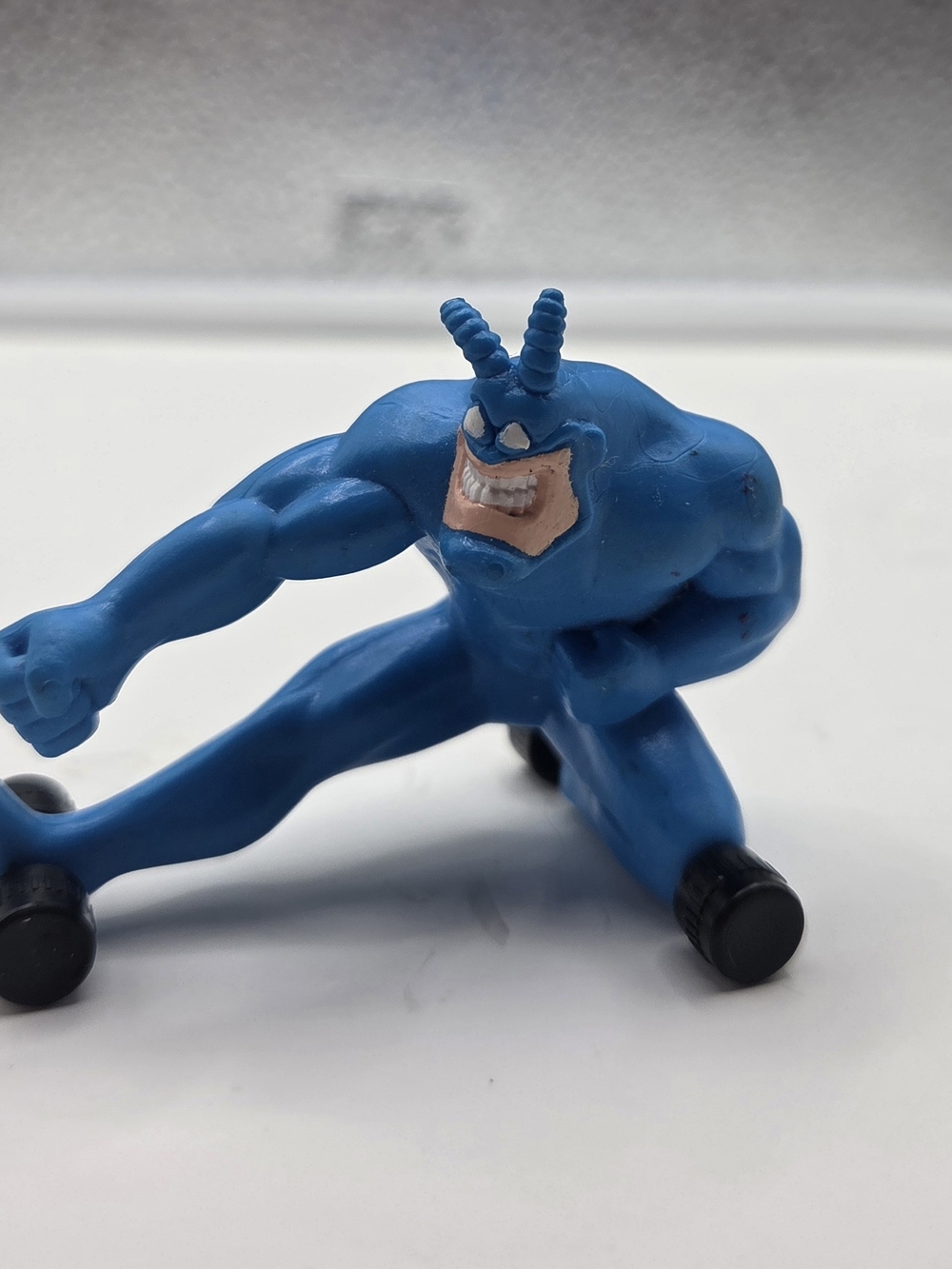 Vintage "Power Roller" Blue Tick Action Figure From 1995
